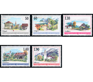 Dorfansichten  - Liechtenstein 2000 Set