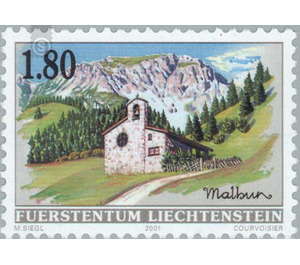 Dorfansichten  - Liechtenstein 2001 - 180 Rappen