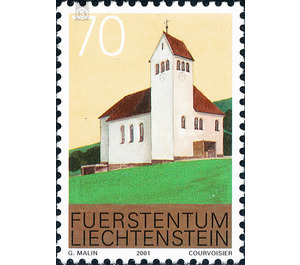 Dorfansichten  - Liechtenstein 2001 - 70 Rappen