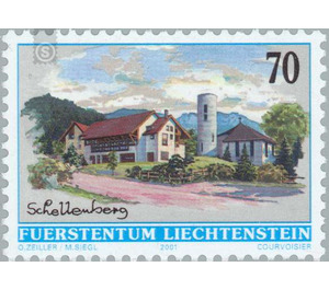 Dorfansichten  - Liechtenstein 2001 - 70 Rappen