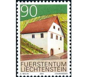 Dorfansichten  - Liechtenstein 2001 - 90 Rappen