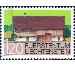 Dorfansichten  - Liechtenstein 2002 - 120 Rappen