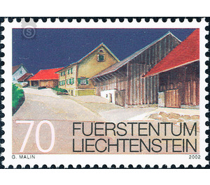 Dorfansichten  - Liechtenstein 2002 - 70 Rappen