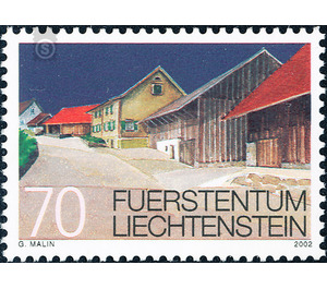 Dorfansichten  - Liechtenstein 2002 - 70 Rappen