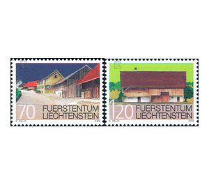 Dorfansichten  - Liechtenstein 2002 Set