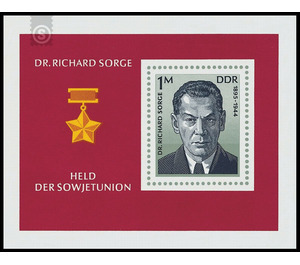 Dr. Richard Sorge  - Germany / German Democratic Republic 1976