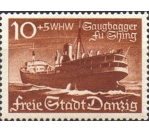 Dredging ship Fu Shing - Poland / Free City of Danzig 1938