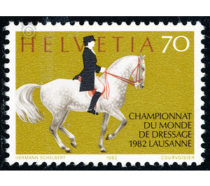 Dressage World Cup  - Switzerland 1982 - 70 Rappen