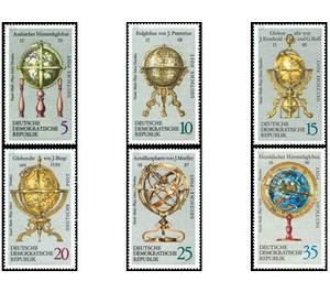 Earth and sky globes  - Germany / German Democratic Republic 1972 Set