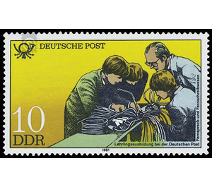 Educational institutions of Deutsche Post  - Germany / German Democratic Republic 1981 - 10 Pfennig