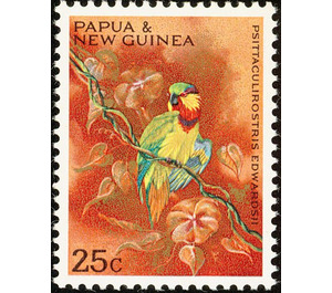 Edwards's Fig-Parrot (Psittaculirostris salvadorii edwardsii - Melanesia / Papua and New Guinea / Papua New Guinea 1967 - 25