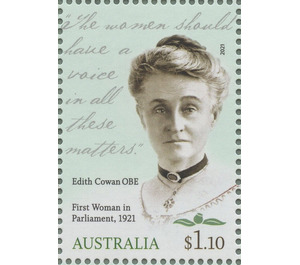 Election of Edith Cowan to Parliament, Centenary - Australia 2021 - 1.10