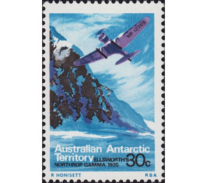 Ellsworth's Northrop Gamma 1935 - Australian Antarctic Territory 1973 - 30