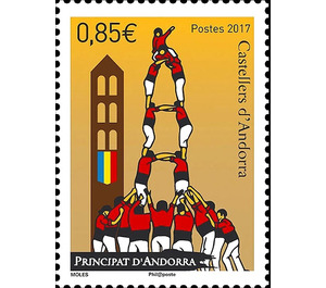 Els Castellers - Andorra, French Administration 2017 - 0.85