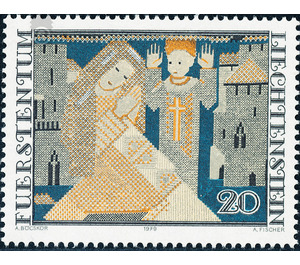 embroidery  - Liechtenstein 1979 - 20 Rappen