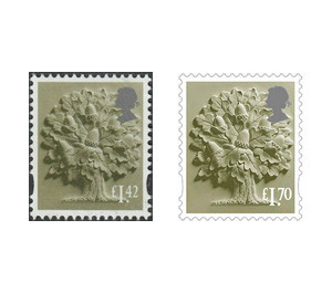 England - Oak Tree - United Kingdom / England Regional Issues 2020 Set