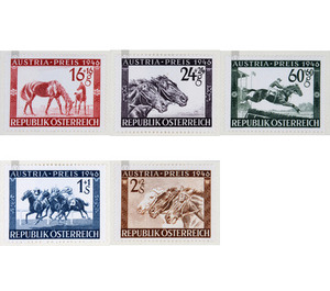 Equestrian sports  - Austria / II. Republic of Austria 1946 Set