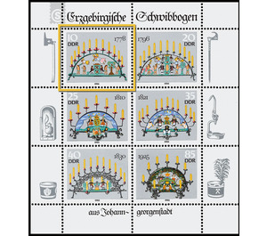 Erzgebirge Schwibbogen  - Germany / German Democratic Republic 1986 - 10 Pfennig