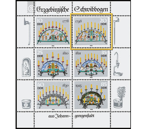 Erzgebirge Schwibbogen  - Germany / German Democratic Republic 1986 - 20 Pfennig