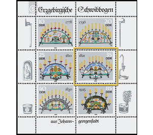 Erzgebirge Schwibbogen  - Germany / German Democratic Republic 1986 - 35 Pfennig