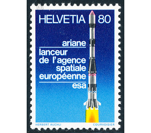 ESA Ariane  - Switzerland 1979 - 80 Rappen
