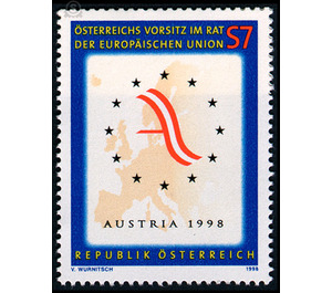 EU Presidency  - Austria / II. Republic of Austria 1998 - 7 Shilling