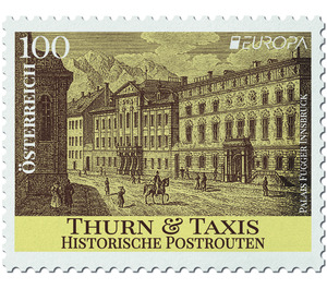 EUROPA 2020 – historic postal routes Thurn und Taxis  - Austria / II. Republic of Austria 2020 - 100 Euro Cent