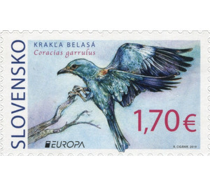 Europa (C.E.P.T.) 2019 - European Roller (Coracias garrulus) - Slovakia 2019 - 1.70