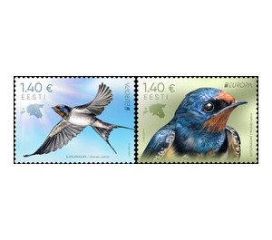 Europa (C.E.P.T.) 2019 - National Birds - Estonia 2019 Set