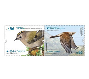 Europa (C.E.P.T.) 2019 - National Birds - Portugal / Azores 2019 Set