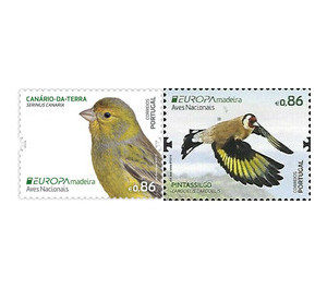 Europa (C.E.P.T.) 2019 - National Birds - Portugal / Madeira 2019 Set