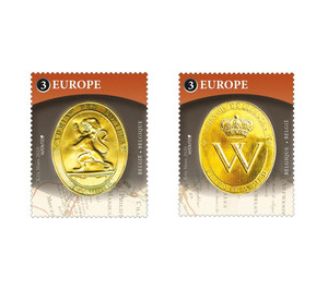 Europa (C.E.P.T.) 2020 - Ancient Postal Routes - Belgium 2020 Set