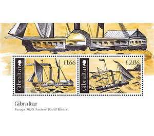Europa (C.E.P.T.) 2020 - Ancient Postal Routes - Gibraltar 2020