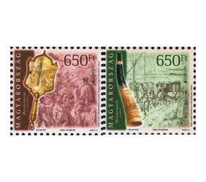 Europa (C.E.P.T.) 2020 - Ancient Postal Routes - Hungary 2020 Set