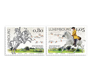 Europa (C.E.P.T.) 2020 - Ancient Postal Routes - Luxembourg 2020 Set