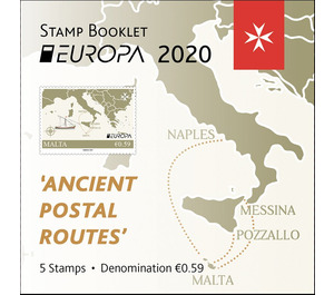 Europa (C.E.P.T.) 2020 - Ancient Postal Routes - Malta 2020 - 2.95