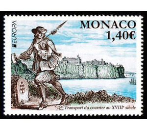 Europa (C.E.P.T.) 2020 - Ancient Postal Routes - Monaco 2020 - 1.40