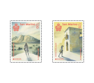 Europa (C.E.P.T.) 2020: Ancient Postal Routes - San Marino 2020 Set