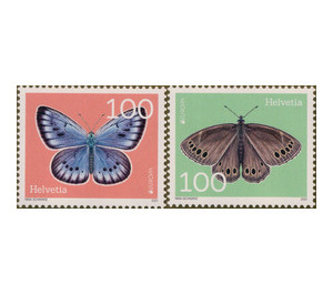 Europa (C.E.P.T.) 2021 - Endangered National Wildlife - Switzerland 2021 Set