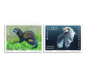 Europa (C.E.P.T.) 2021 - Endangered Species - Luxembourg 2021 Set