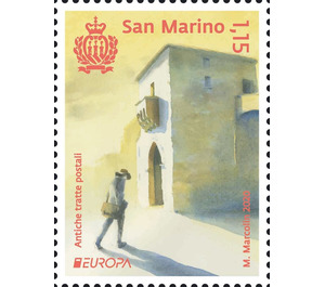 Europe: Ancient postal routes - San Marino 2020 - 1.15