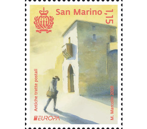 Europe: Ancient postal routes - San Marino 2020 - 1.15