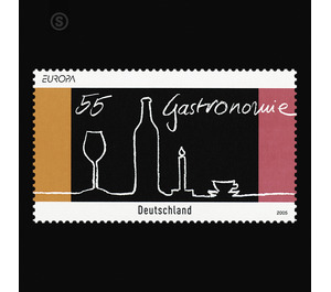 Europe: gastronomy  - Germany / Federal Republic of Germany 2005 - 55 Euro Cent
