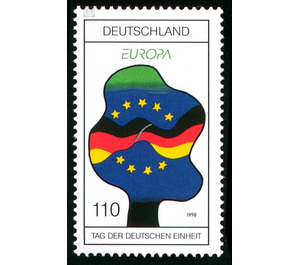Europe: National festivals and holidays  - Germany / Federal Republic of Germany 1998 - 110 Pfennig