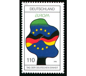 Europe: National festivals and holidays  - Germany / Federal Republic of Germany 1998 - 110 Pfennig