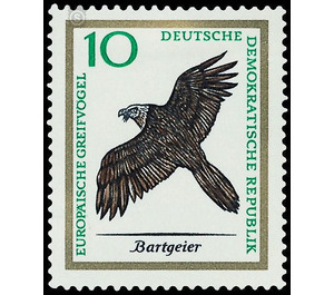 European birds of prey  - Germany / German Democratic Republic 1965 - 10 Pfennig