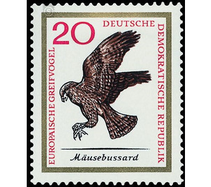 European birds of prey  - Germany / German Democratic Republic 1965 - 20 Pfennig