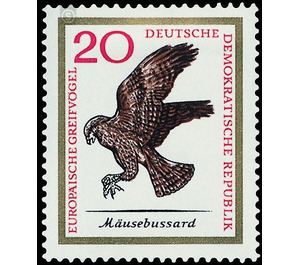 European birds of prey  - Germany / German Democratic Republic 1965 - 20 Pfennig
