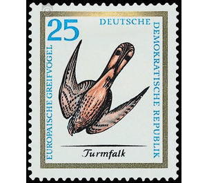 European birds of prey  - Germany / German Democratic Republic 1965 - 25 Pfennig