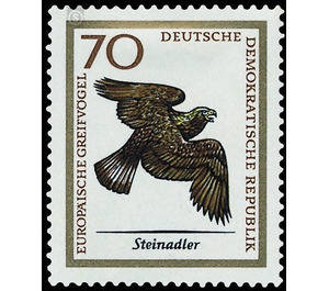 European birds of prey  - Germany / German Democratic Republic 1965 - 70 Pfennig